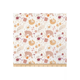 Fabric, Camelot Fabrics, Smitten Kittens - White